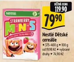 Albert Nestlé Dětské cereálie nabídka