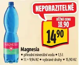 Albert Magnesia přírodní minerální voda nabídka