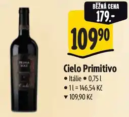 Albert Cielo Primitivo nabídka
