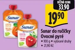 Albert Sunar ovocné pyré nabídka