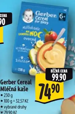 Albert Gerber Mléčná kaše nabídka