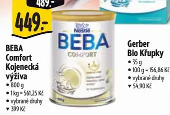 Albert Beba comfort kojenecká výživa nabídka