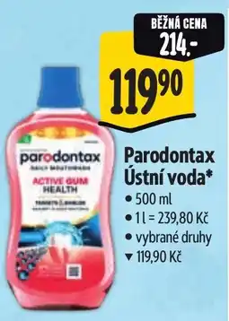 Albert Parodontax ústní voda nabídka