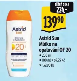 Albert Astrid Sun Mléko na opalování OF 20 nabídka