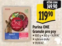 Albert Purina ONE Granule pro psy nabídka