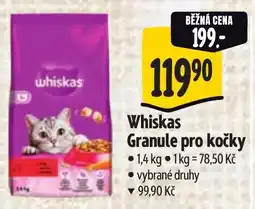Albert Whiskas Granule pro kočky nabídka