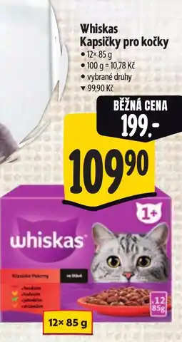 Albert Whiskas kapsičky pro kočky nabídka