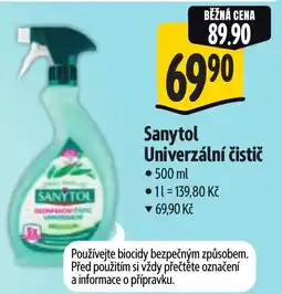 Albert Sanytol Univerzální čistící nabídka