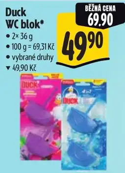 Albert Duck WC blok nabídka