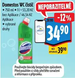 Albert Domestos WC čistič nabídka