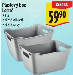 Albert Lotta plastový box nabídka