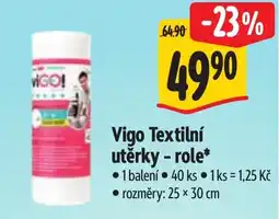 Albert Vigo Textilní utěrky - role* nabídka