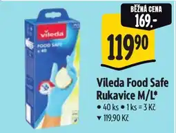 Albert Vileda Food Safe Rukavice M/L* nabídka