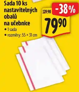 Albert Sada nastavitelných obalů na učebnici nabídka