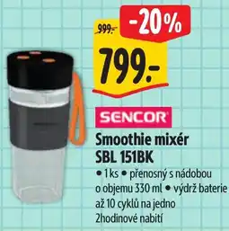 Albert Sencor smoothie mixér SBL 151BK nabídka