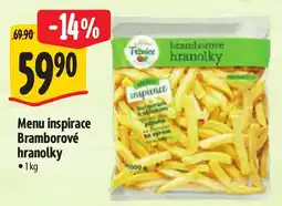 Albert Trávnice bramborové hranolky nabídka