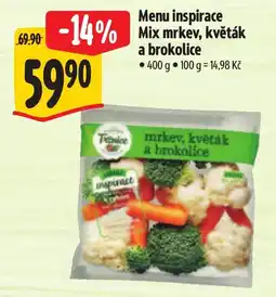 Albert Trenice mix mrkev, květák a brokolice nabídka
