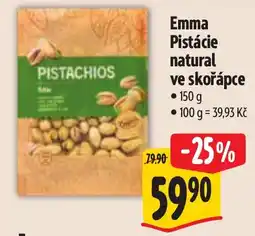 Albert Emma Pistácie natural ve skořápce nabídka