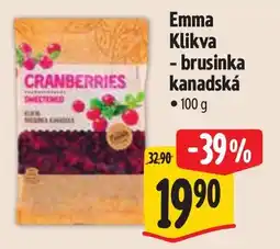 Albert Emma Klikva brusinka kanadská nabídka