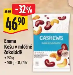 Albert Emma Kešu v mléčné čokoládě nabídka