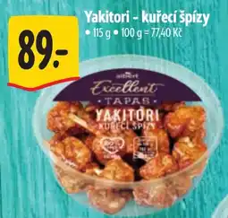 Albert Albert Excellent Tapas Yakitori Kuřecí Špízy nabídka