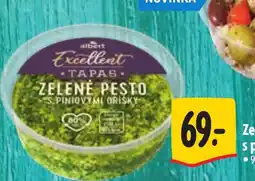 Albert albert excellent tapas zelené pesto s piniovými oříšky nabídka