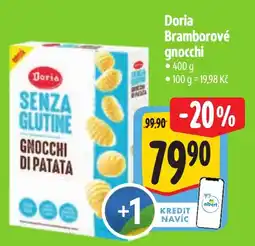 Albert Doria bramborové gnocchi nabídka