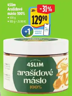 Albert 4Slim arašídové máslo nabídka