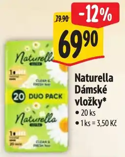 Albert Naturella Dámské vložky nabídka