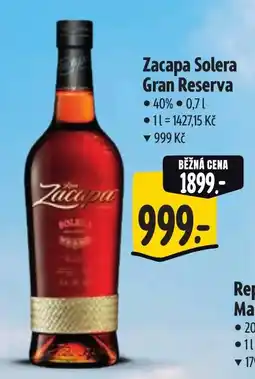 Albert Zacapa Solera Gran Reserva nabídka