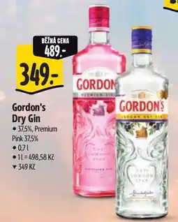 Albert Gordon's Dry Gin nabídka