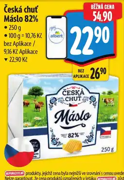 Albert Česká chuť Máslo 82% nabídka