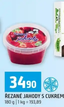 Terno Řezané jahody s cukrem nabídka