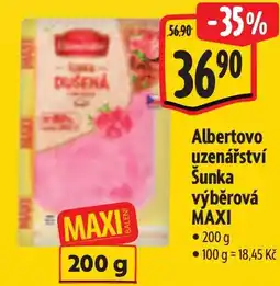Albert Albertovo uzenárství šunka výběrová maxi nabídka