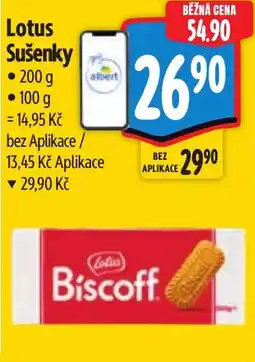 Albert Lotus Sušenky nabídka