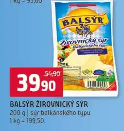 Terno Balsýr žirovnický sýr nabídka