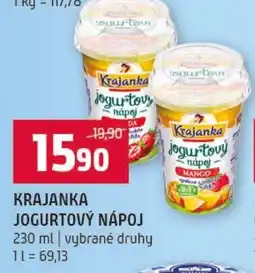 Terno Krajanka jogurtový nápoj nabídka