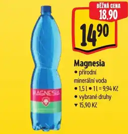 Albert Magnesia přírodní minerální voda nabídka