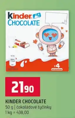 Terno Kinder chocolate nabídka