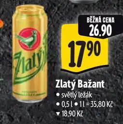 Albert Zlatý Bažant nabídka