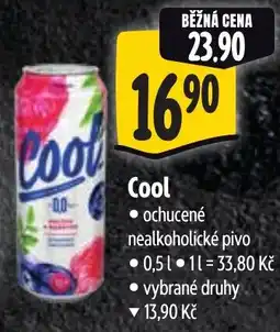 Albert Cool ochucené nealkoholické pivo nabídka