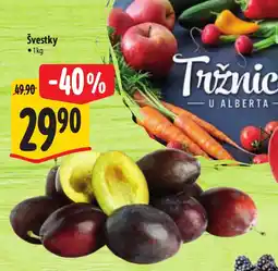 Albert Tržnice u alberta švestky nabídka