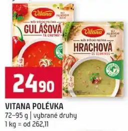 Terno Vitana polévka nabídka