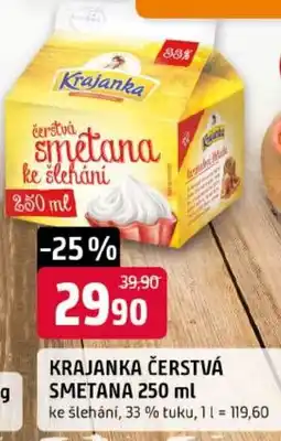 Trefa Krajanka čerstvá smetana nabídka