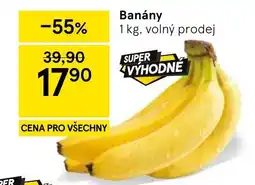 Tesco Banány nabídka
