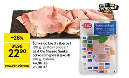 Tesco Le & Co šunka od kosti nabídka