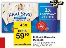 Tesco Král sýrů Hermelín nabídka