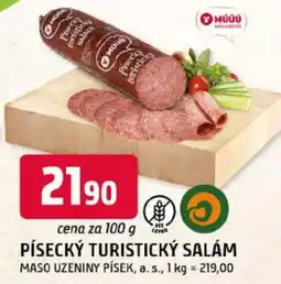 Trefa Múúú Písecký turistický salám nabídka