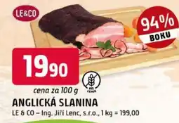 Trefa Le&Co anglická slanina nabídka