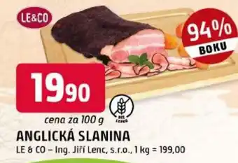 Trefa Le&Co anglická slanina nabídka